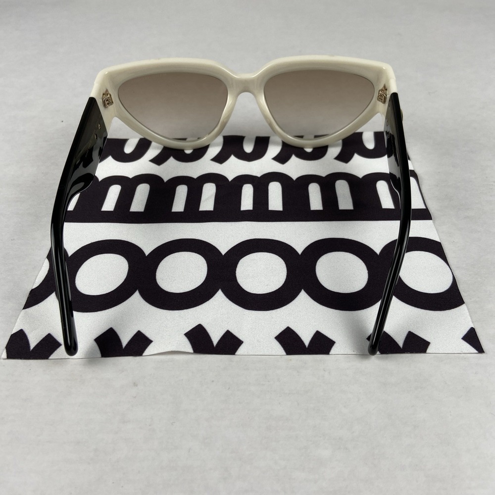 Marc Jacobs Black/Grey Shaded Cat-Eye Women's Sunglasses, Marc 645/s CCPHA 57-17 - Picture 6 of 9